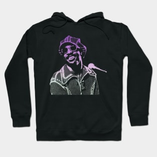 Stevie Wonder Retro Portrait Hoodie